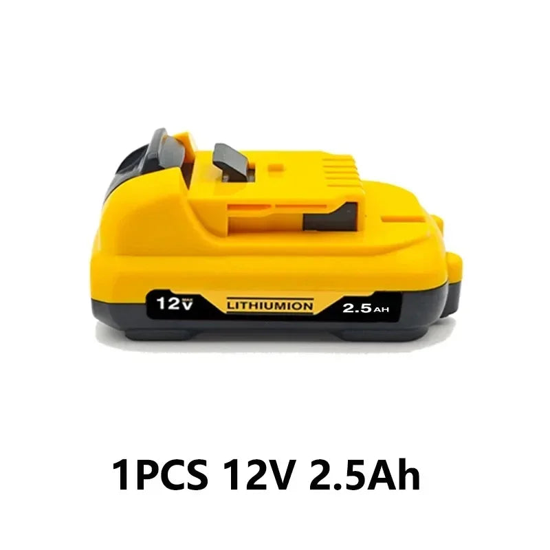 High-Capacity 12V Lithium Battery for Dewalt Tools – 3.0Ah / 5.0Ah / 6.0Ah – Compatible with DCB120, DCB124, DW089LG, DCD701F2, Laser Levels & More