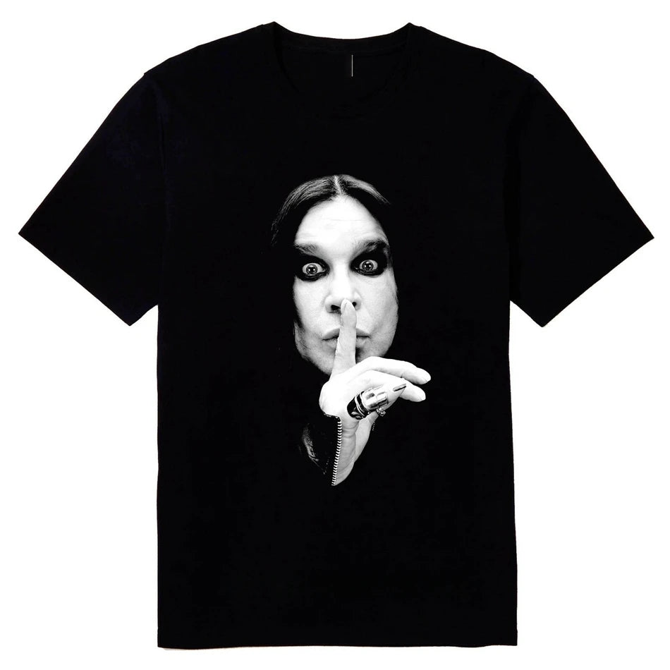 Men's Cotton O-Neck Ozzy Osbourne Secret Reprint Tee - Humorous Hip Hop Heavy Metal Style - Premium t-shirt from Lizard Vigilante - Just $24.88! Shop now at Lizard Vigilante