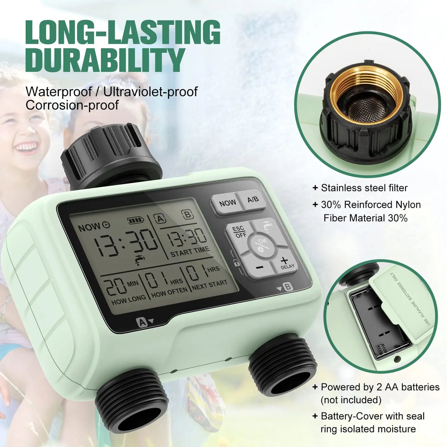 Eshico Super Timing Dual-Zone Water Command Unit – Precision Irrigation For Rebels Who Grow Wild