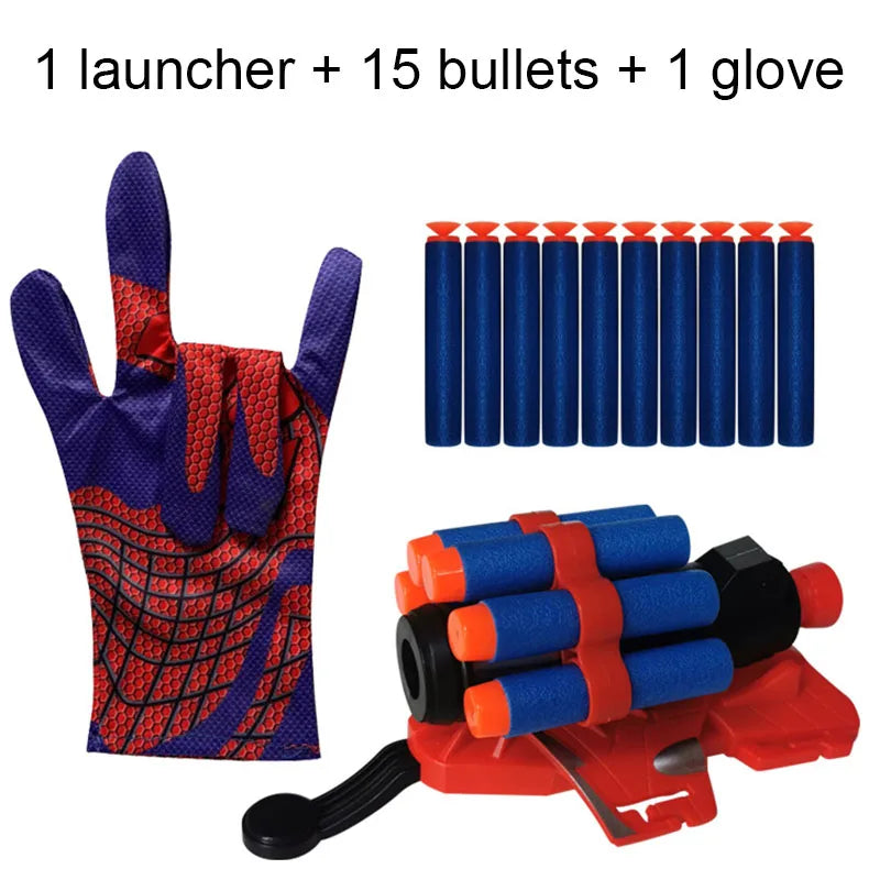 Spiderman Web Cosplay Launcher Glove Boys Superhero Shooters Recoverable Wristband Kids Halloween Prop Kids Children Gift - Premium toy from Lizard Vigilante - Just $17.99! Shop now at Lizard Vigilante