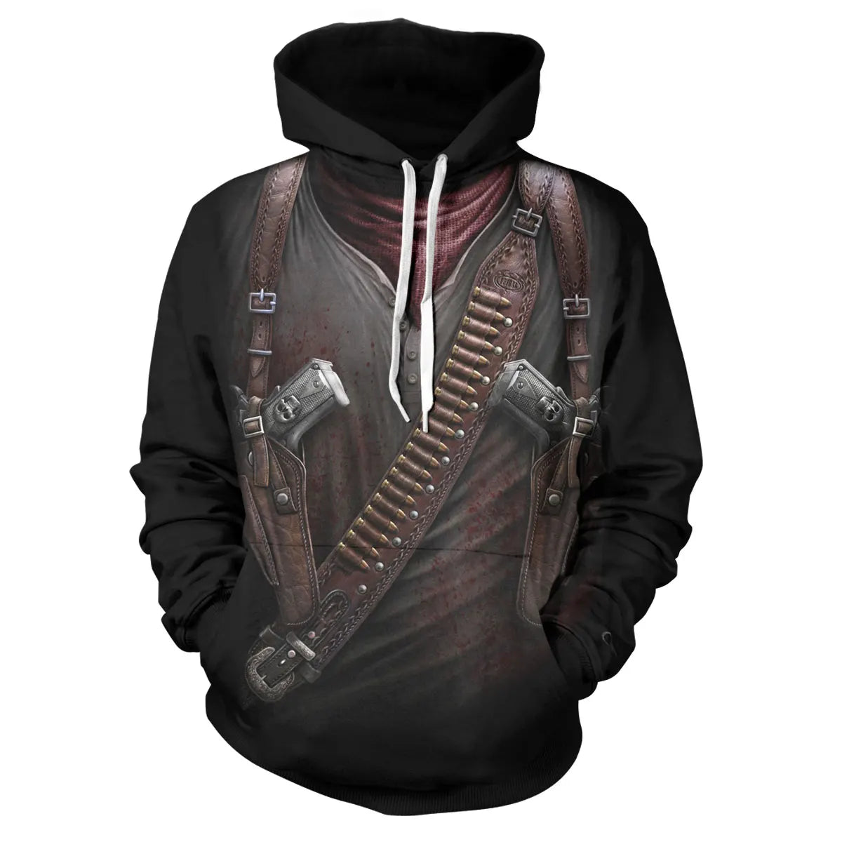 Men's 3D Skull Hoodie Sweatshirt – Funny Harajuku Hip-Hop Streetwear - Premium hoodie from Lizard Vigilante - Just $36.66! Shop now at Lizard Vigilante