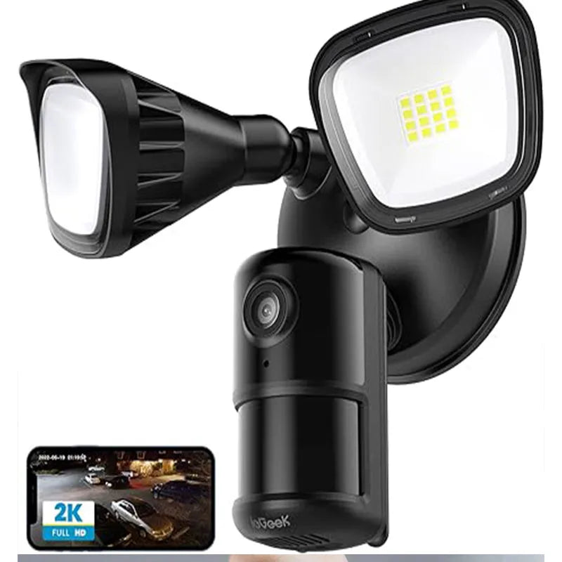 Nightmare Deterrent: The ieGeek 2K Smart Floodlight Camera – See Everything. Fear Nothing. - Premium camera from dsers - Just $217.99! Shop now at Lizard Vigilante