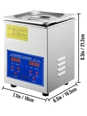 VEVOR Ultrasonic Cleaner - 2L/3L/6L/10L/15L/22L/30L Digital Timer Stainless Steel Bath for Jewelry, Glasses, Watches, and More - Premium Digital Ultrasonic Cleaner from Lizard Vigilante - Just $113.99! Shop now at Lizard Vigilante