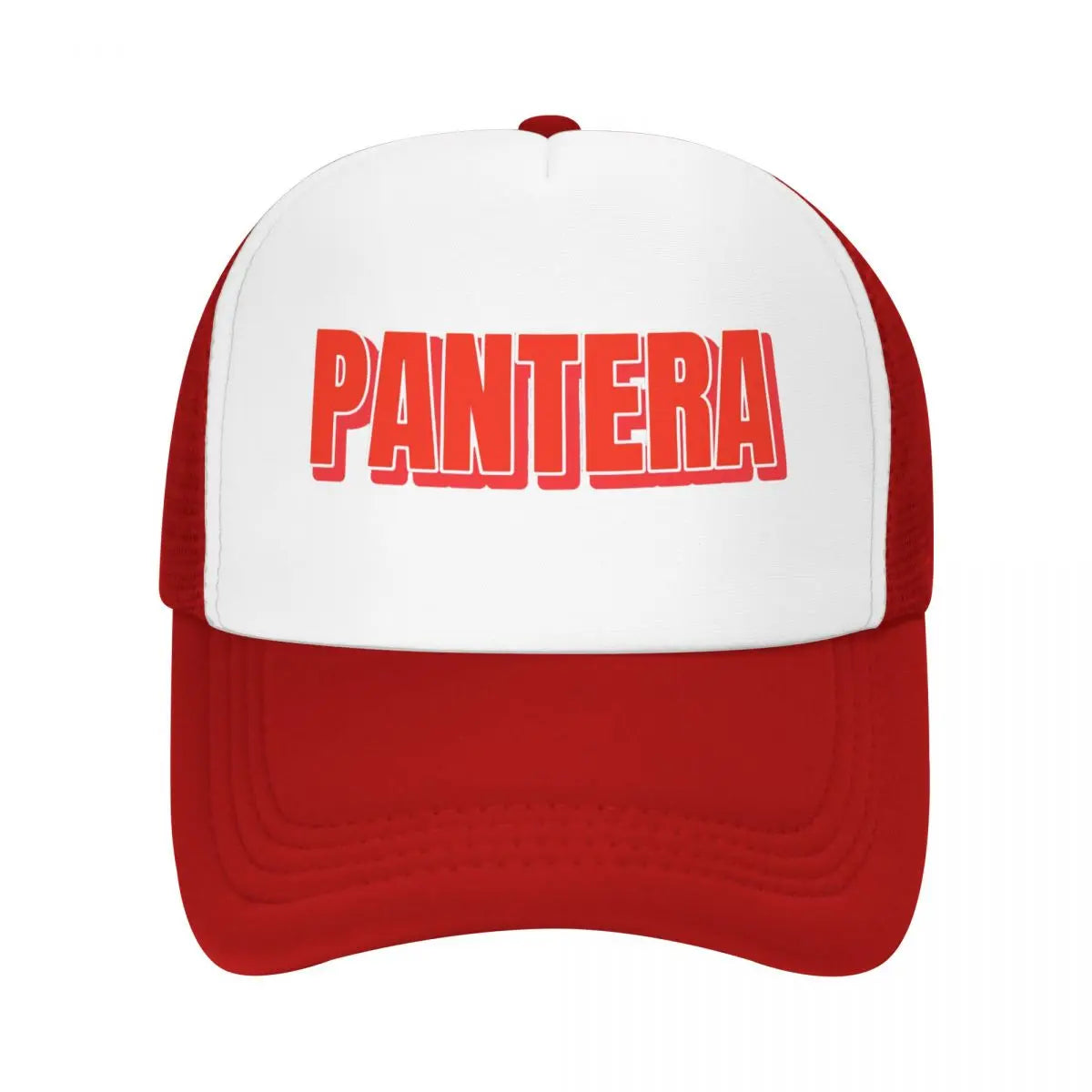 Pantera Rock Music Band Mesh Baseball Cap Men Women Hip-Hop Sun Hat Heavy Metal Hat Breathable Snapback Cap Summer Trucker Hats - Lizard Vigilante
