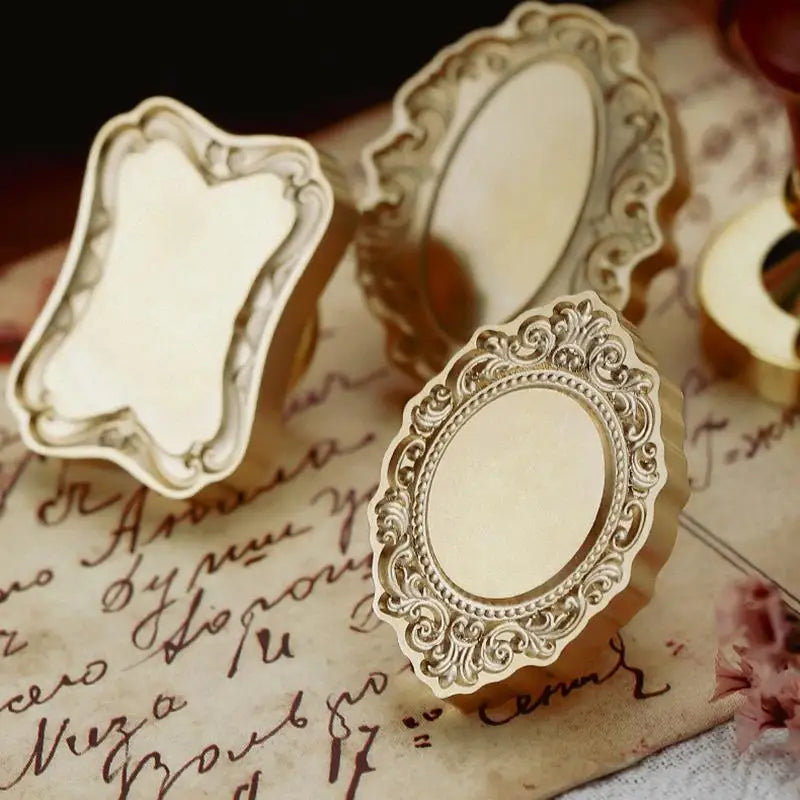 Photo Frame Series Sealing Wax Stamp Head Fire Paint Seal Wax Stamp Heads For DIY Scrapbooking Envelope Wedding Party Invitation
