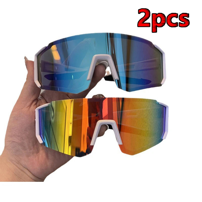 2pcs UV400 Cycling Sunglasses – Tactical Double Pack