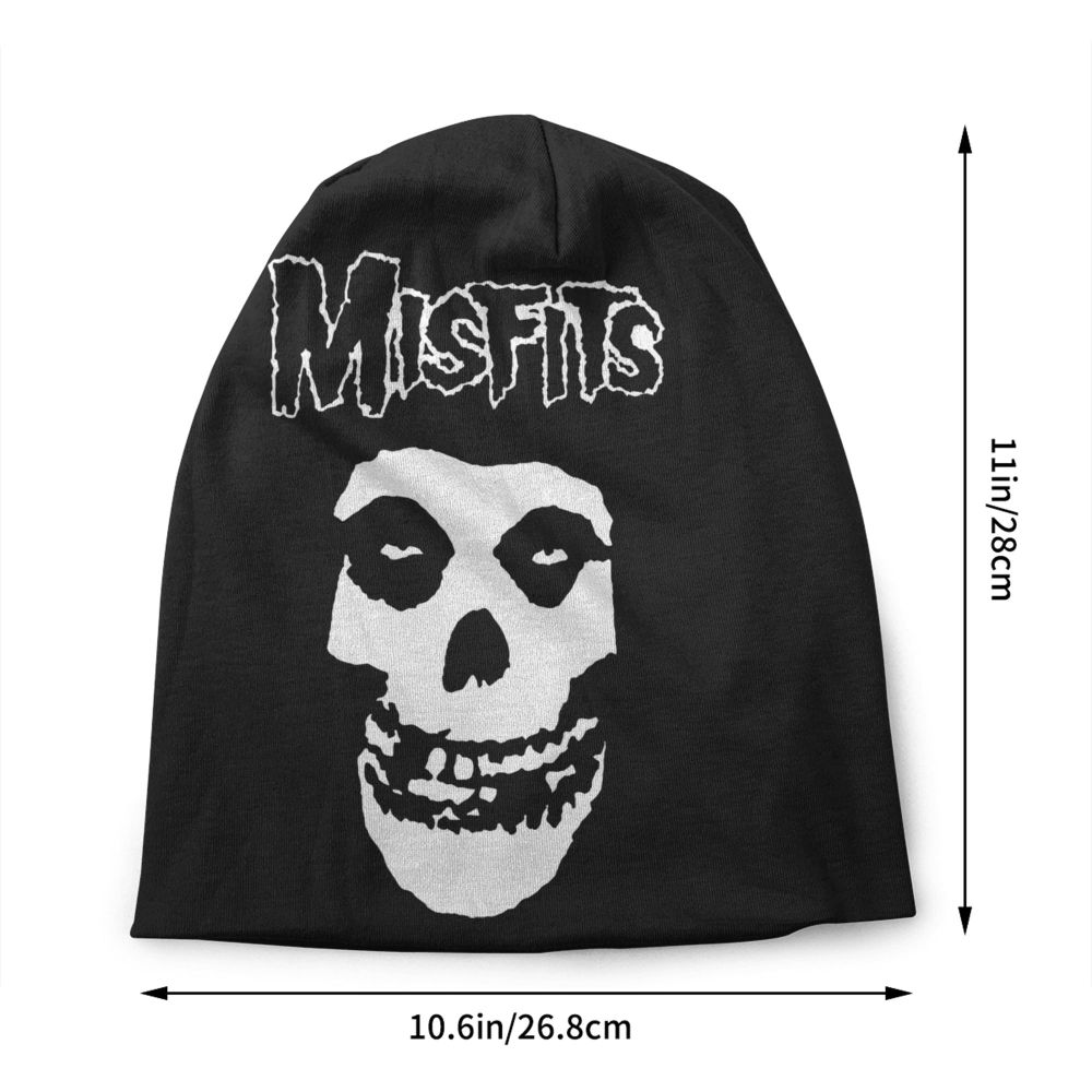 Misfits Horror Punk Rock Knit Beanie – Unisex Winter Skull Cap for Men & Women - Premium beanie from dsers - Just $19.99! Shop now at Lizard Vigilante