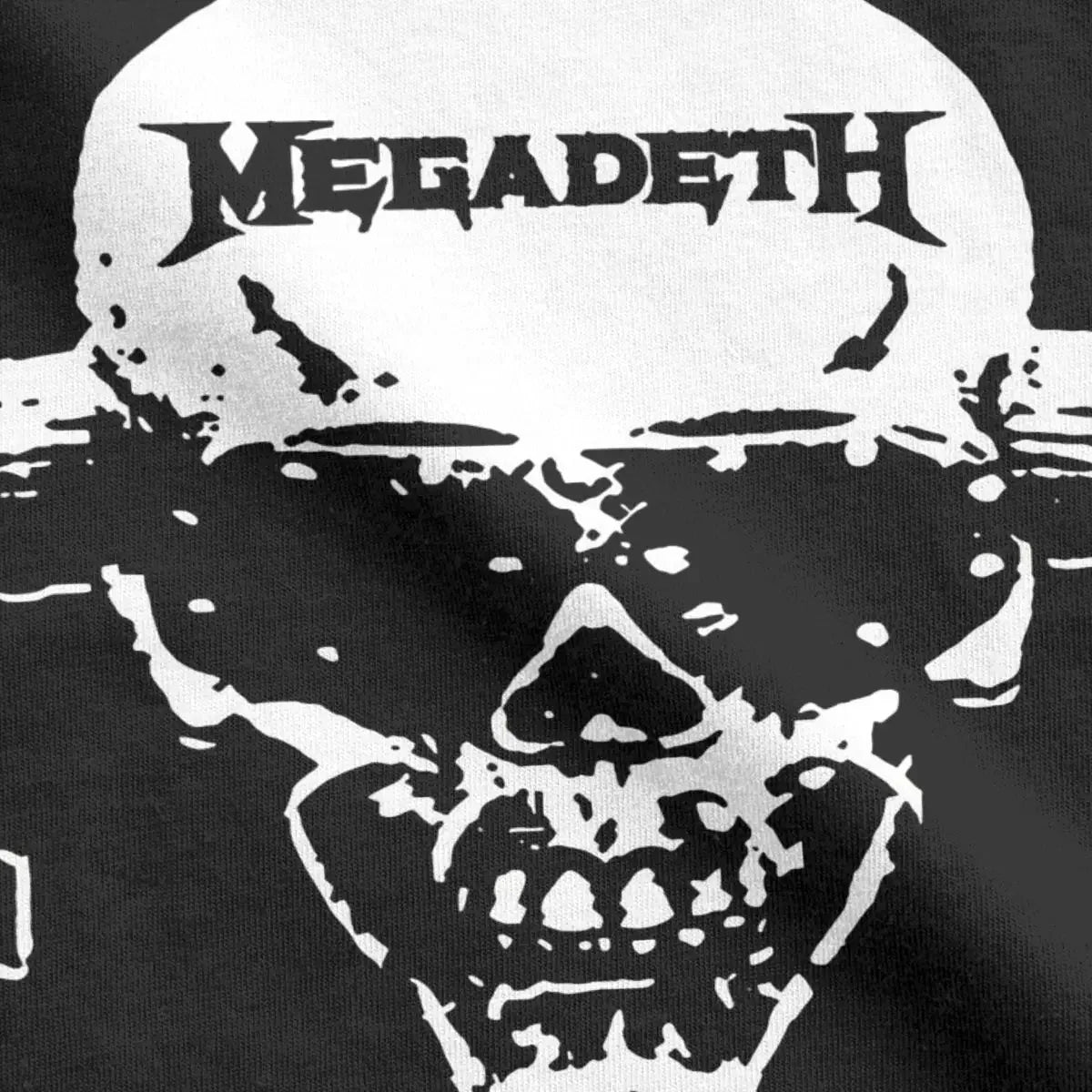 Unisex Megadeth Rock Band T-Shirt – 100% Cotton Casual Short Sleeve Tee for Music Fans - Premium T-Shirts from Lizard Vigilante - Just $24.88! Shop now at Lizard Vigilante