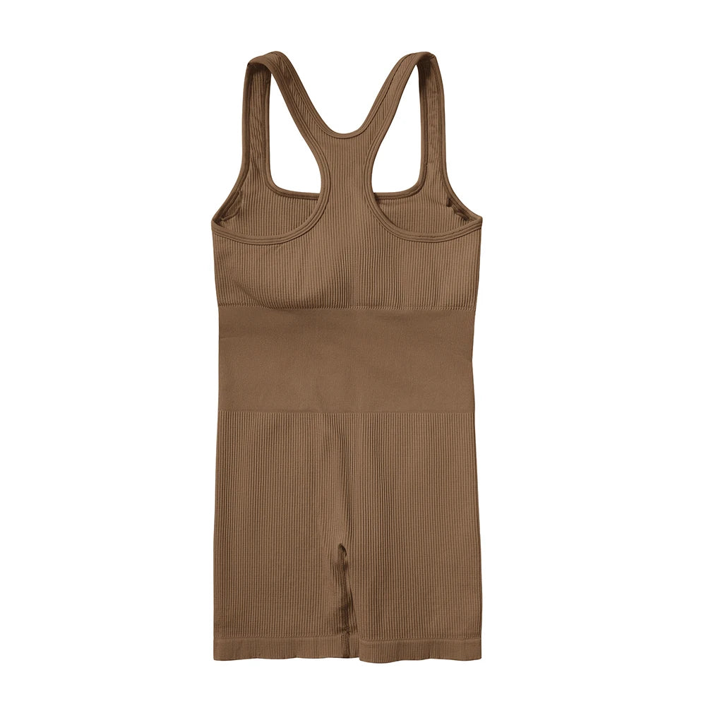 Seamless Bodysuiyts for Women  Contracted Tummy Control Rompers Sexy Sleeveless Backless  Yoga Sets Jumpsuits Women's Clothings - Premium  from Lizard Vigilante - Just $14.99! Shop now at Lizard Vigilante