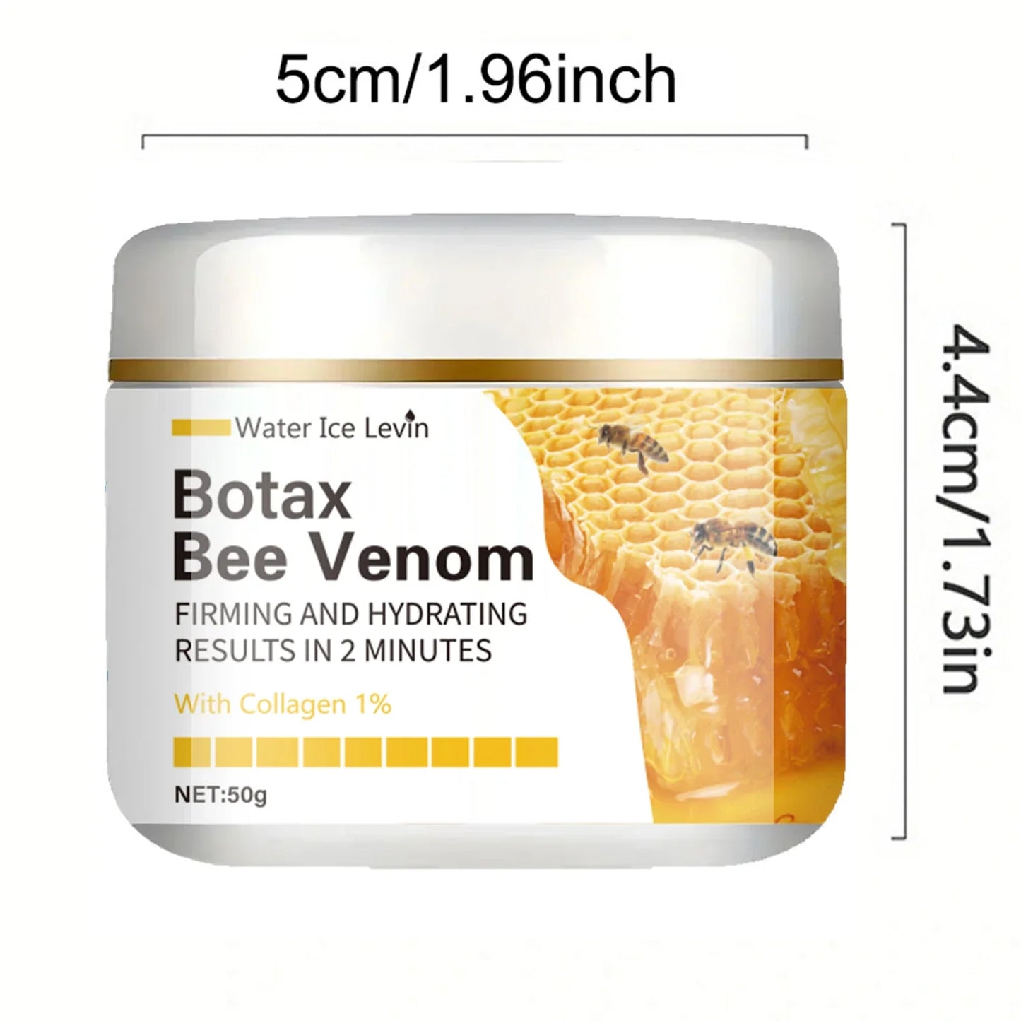 Translucent Collagen Enhancer Smoothes Fine Lines and Wrinkles Within 2 Minutes | All Light Beige Type, Alcohol-Free, Hydroxamic Acid, Injection of Vitamin E, Skin Firming Cream