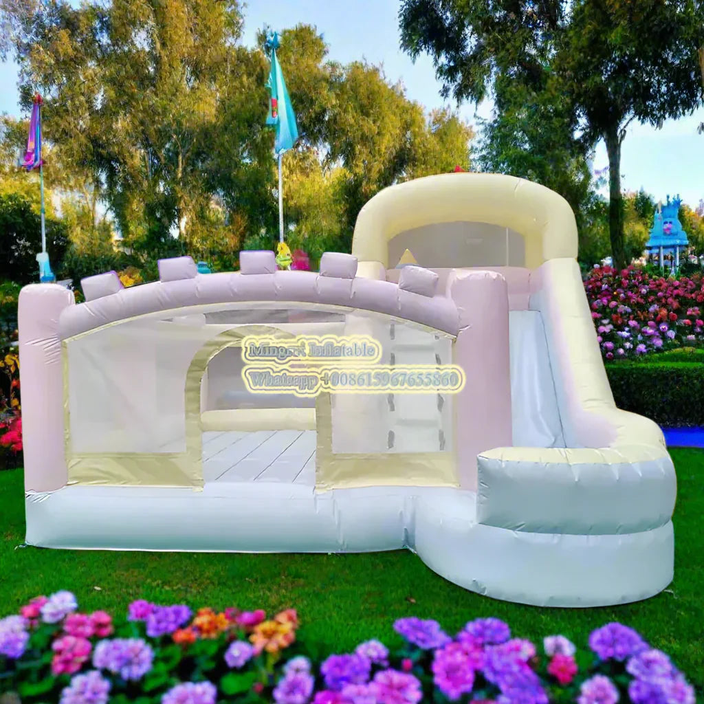 White Wedding Inflatable Bounce House & Water Slide - Fun for All Ages, with Blower Included - Premium bounce house from Lizard Vigilante - Just $1511.08! Shop now at Lizard Vigilante