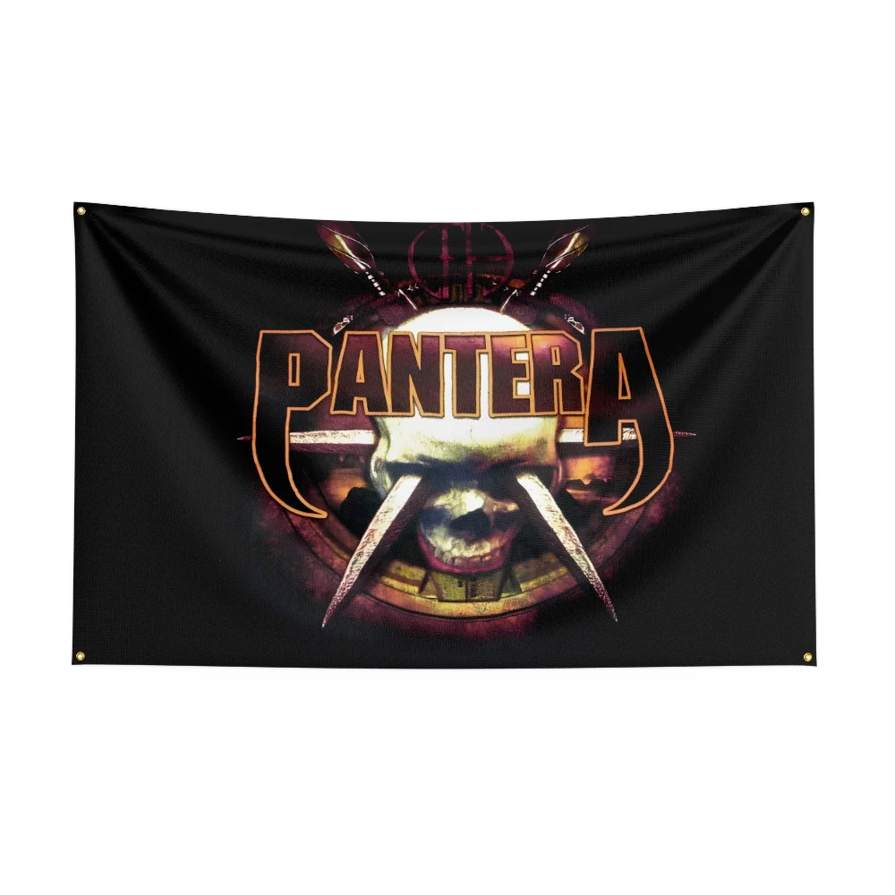 Pantera Band Flag – Heavy Metal Rock Polyester Banner for Bedroom & Outdoor Wall Art - Premium flag from Lizard Vigilante - Just $17.99! Shop now at Lizard Vigilante