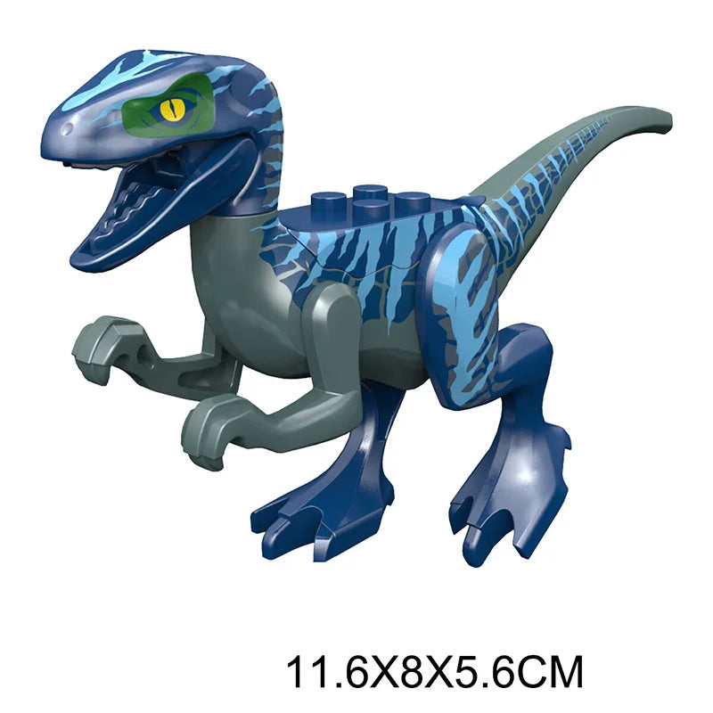 Dinosaurs Figures Bricks Building Blocks Velociraptor Jurassic Dino World Large T-Rex Triceratops Indominus Rex Toys For Kids - Premium toys from Lizard Vigilante - Just $1.99! Shop now at Lizard Vigilante