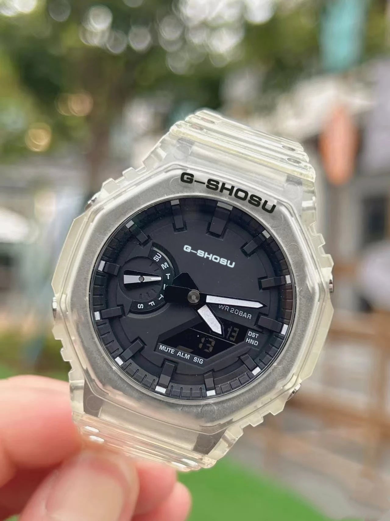 Star Sports Unisex Tactical LED Dual Display Watch With World Time And Rubber Strap