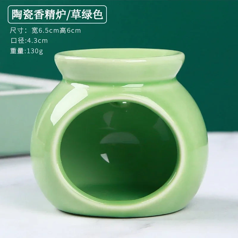 Essential Oil Burners Wax Melt Warmer Aromatherapies Aromas Diffuser Furnaces Ceramics Tealight Holder Decors