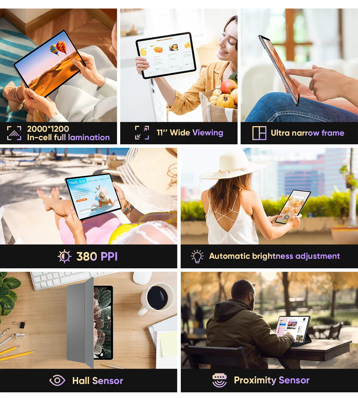 N-one NPad X1 MTK G99 8-Cores Tablet 10.95'' Android 13 Fast Charging 8600mAh MAX 16GB 128GB 2000*1200 FHD 4G LTE Support L1