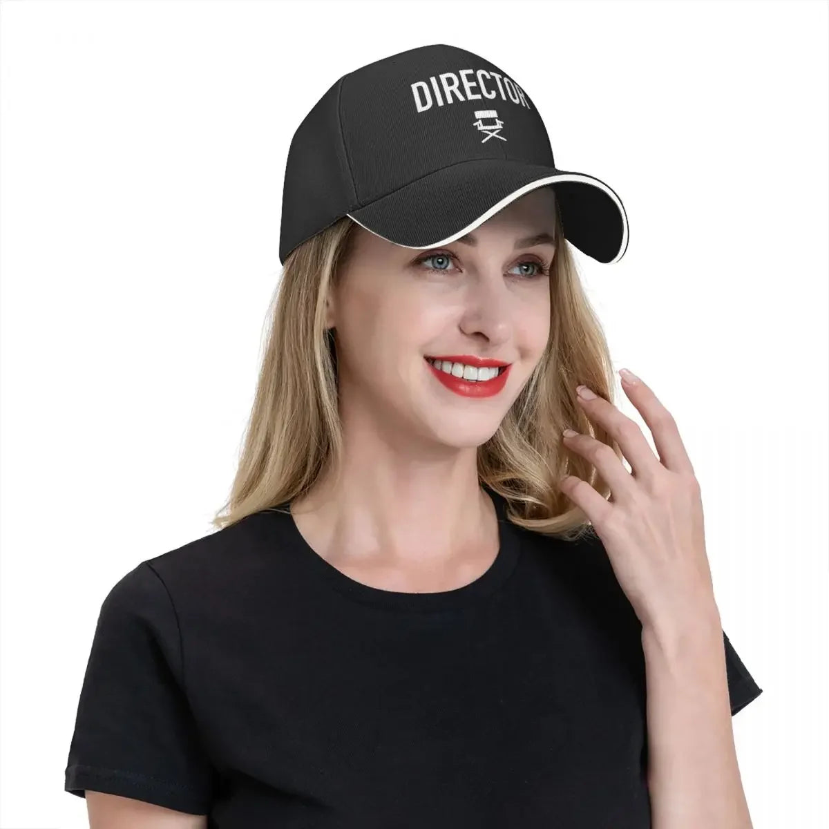 Director - Film Crew Chair Shirt For Cinema Movie Lovers / Film Buffs Baseball Cap Sunscreen For Women Men's - Premium  from Lizard Vigilante - Just $12.99! Shop now at Lizard Vigilante