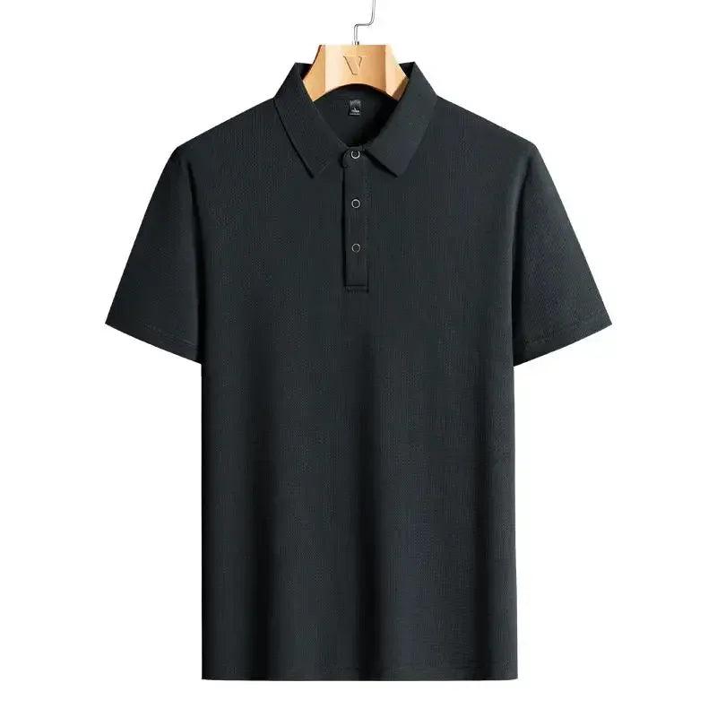 Pack of 1 or 2 Summer Premium Polo Shirts Men Plus Size 45-150kg 99lb-330lb Short Sleeve T Shirt Plain Casual Loose Oversized Tops Men Clothing M-9XL - Premium polo shirt from Lizard Vigilante - Just $30.99! Shop now at Lizard Vigilante