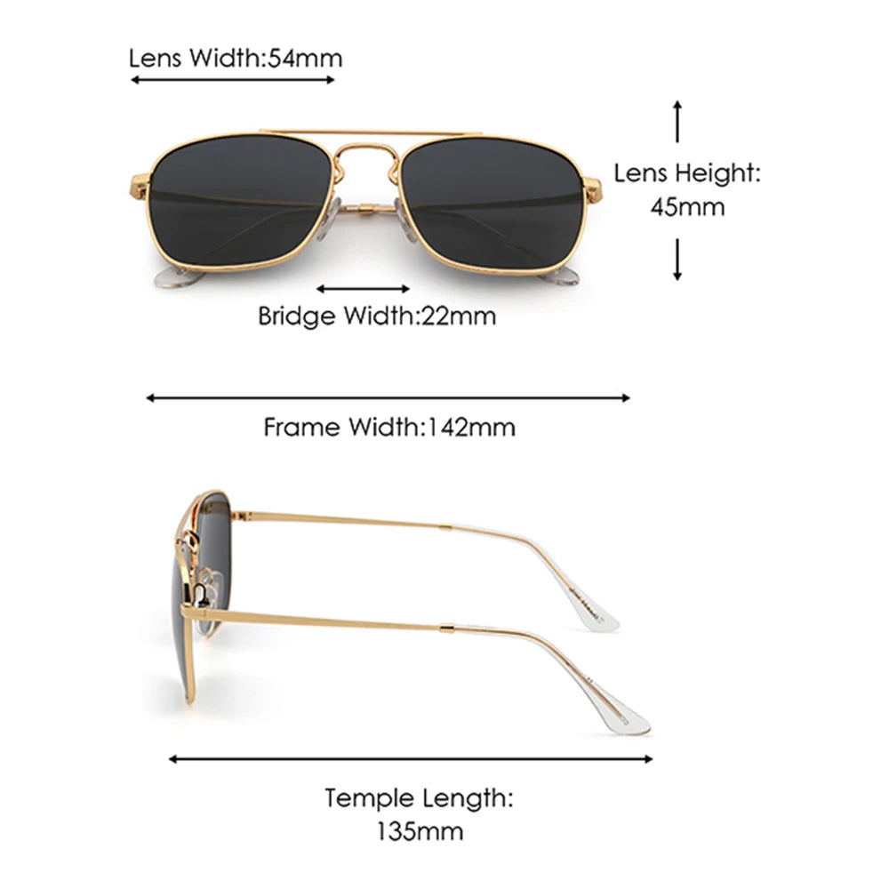 JM EdgeForce Square Sunglasses for Men & Women – Metal Frame UV400 Protection, Rock & Roll Ready - Premium shades from dsers - Just $36.99! Shop now at Lizard Vigilante