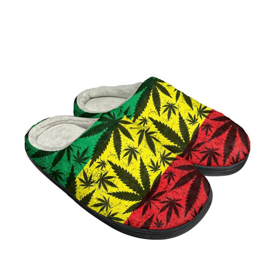 Hot Cool Cartoon Weed Fashion Cotton Slippers Mens Womens Sandals Plush Casual Keep Warm Shoes Thermal Comfortable Slipper - Lizard Vigilante