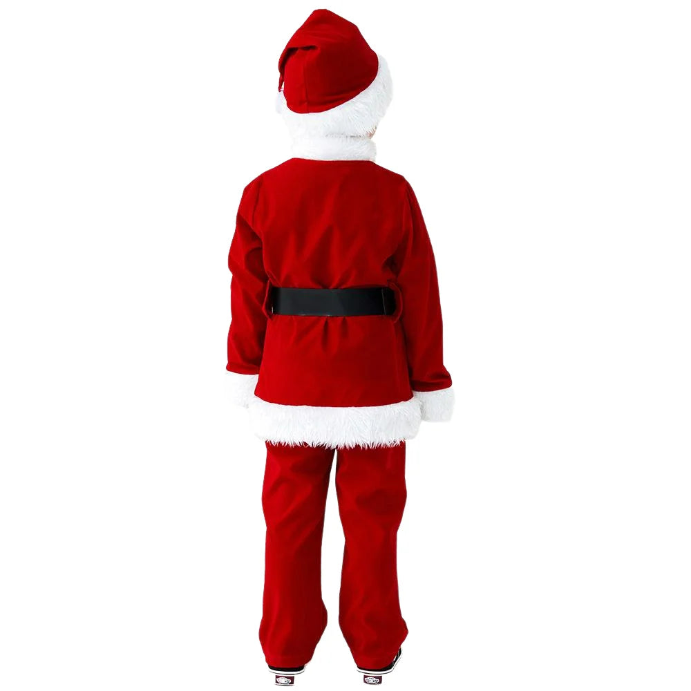 Adorable Children’s Christmas Costume Set – Santa Claus Holiday Outfit with Hat - Premium Cosplay Costumes from Lizard Vigilante - Just $28.88! Shop now at Lizard Vigilante