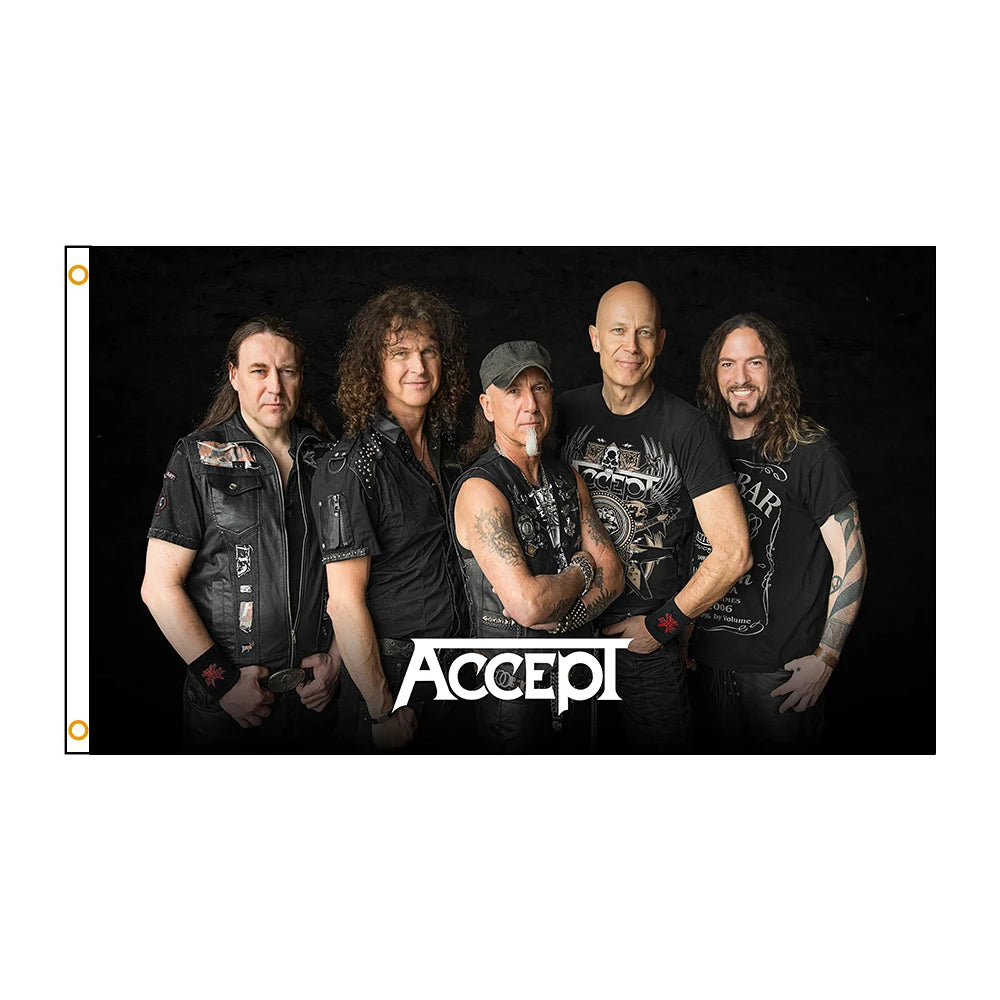 Accept Music Band Heavy Metal Flag – 90x150cm Polyester Poster Banner for Home & Interior Decoration - Premium banner from Lizard Vigilante - Just $11.99! Shop now at Lizard Vigilante