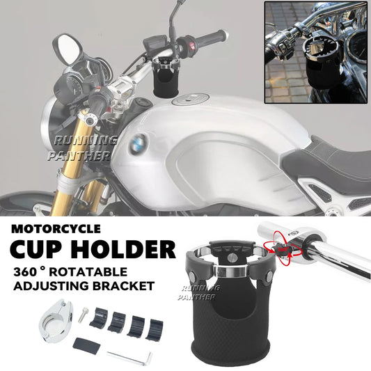 Motorcycle Cycling Drink Cup Holder – Water Beverage Support Handlebar Bottle Holder for Motorbike/Bike Accessories - Premium Cycling Drink Cup Holder from Lizard Vigilante - Just $44.44! Shop now at Lizard Vigilante