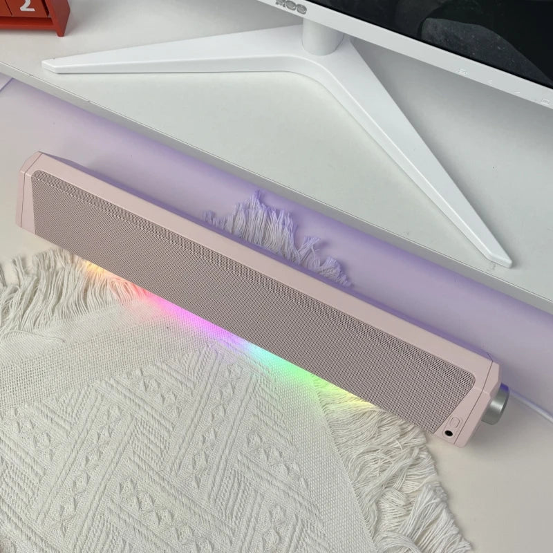 Home Bluetooth Gaming Speakers Portable USB Subwoofer Surround Stereo Sound Amplifiers Soundbar Speaker Desktop Speakers For PC