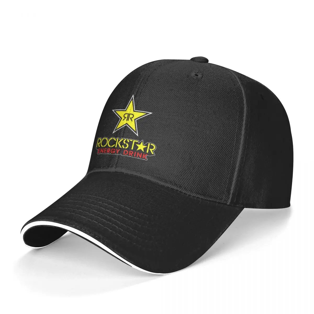 Energy Drink Baseball Cap Rock Star Merchandise Hippie Cheap Trucker Hat Cute Logo Women Baseball Caps - Lizard Vigilante