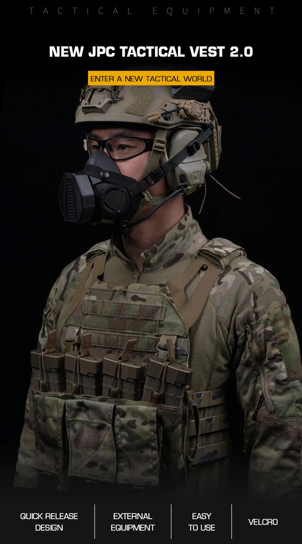 KOLINLOV JPC Tactical Vest 2.0 – Rugged Plate Carrier for Hunters, Operators & Airsoft Commandos - Premium vest from dsers - Just $108.99! Shop now at Lizard Vigilante