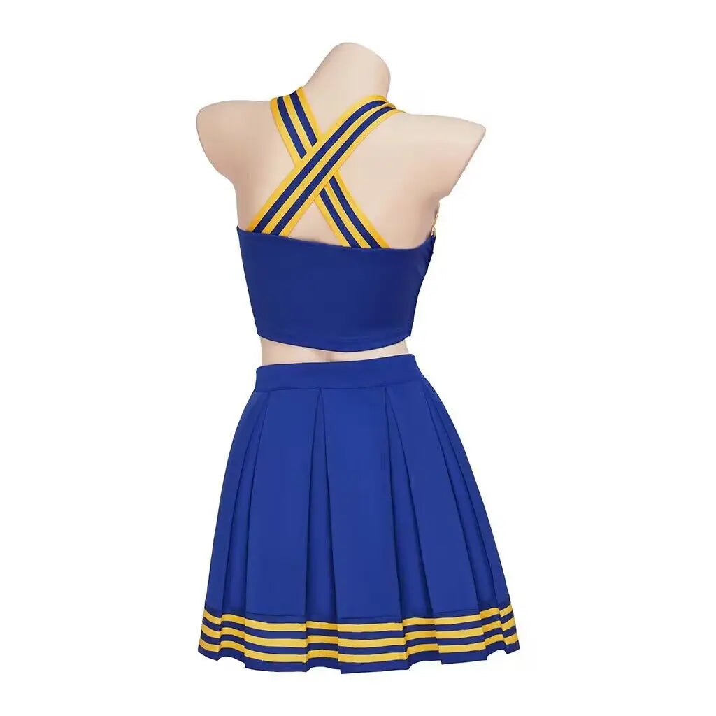 Taylor Cheerleader Uniform Swift Halloween Cosplay Costume Hip Hop Dance Costumes Blue White Dance Cheerleading Dress Suit Girls - Premium Cosplay Costumes from Lizard Vigilante - Just $43.88! Shop now at Lizard Vigilante