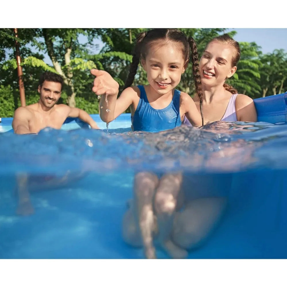 15' x 48" Above Ground Swimming Pool | Durable Steel Frame Pool - Premium swimming pool from Lizard Vigilante - Just $498.88! Shop now at Lizard Vigilante