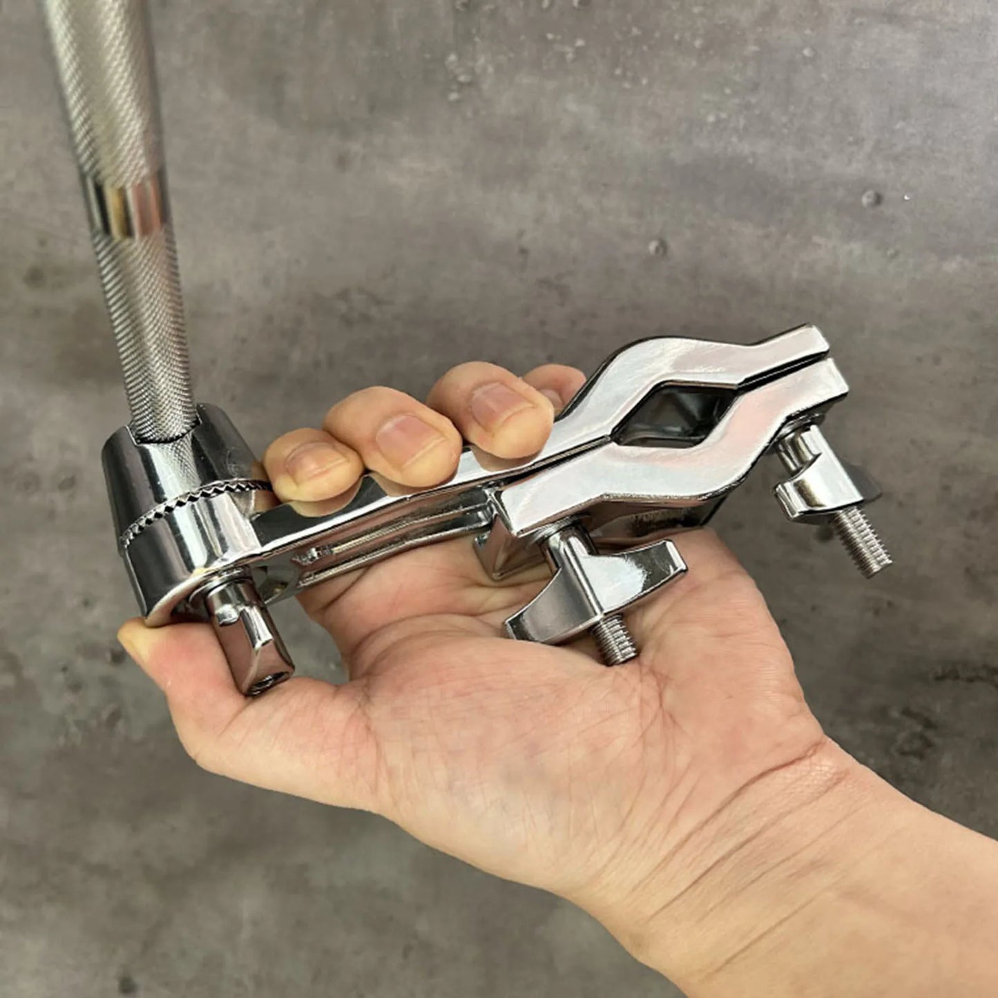 Metal Cymbal Expansion Arm with Adjustable Ratchet Clamp – Universal Stand Holder for Drum Sets, Crash Cymbals, and Mounted Percussion - Premium cymbal stand from Lizard Vigilante - Just $47.99! Shop now at Lizard Vigilante