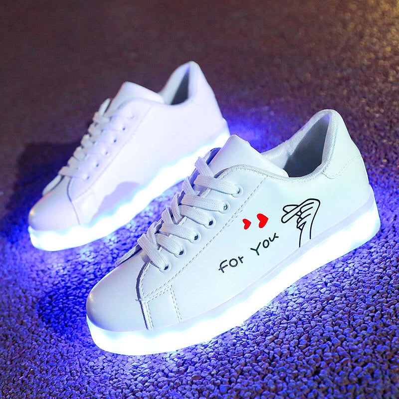 LED Light-Up Shoes | Fashionable and Fun Footwear - Premium footwear from Lizard Vigilante - Just $39.99! Shop now at Lizard Vigilante