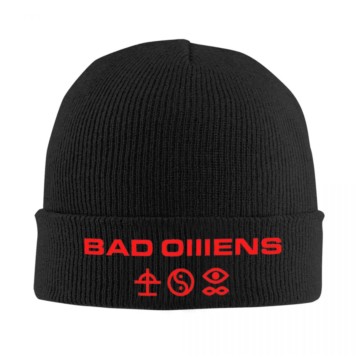 Bad Omens Rock Beanie - Winter Warmth Meets Metal Vibes | Unisex Knitted Cap for Ultimate Comfort & Style - Premium unisex beanie from Lizard Vigilante - Just $22.88! Shop now at Lizard Vigilante