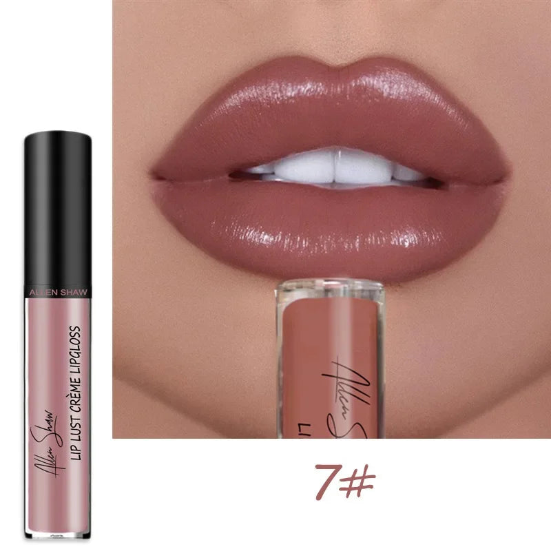 Sexy Women Liquid Lipstick Waterproof Long Lasting Moist Lip Gloss Tint Colorful Lipgloss Women Makeup maquiagem