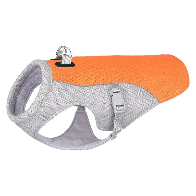 Summer Dog Cooling Vest Harness Reflective Quick Release Hot Pet Clothes Cool Jacket For Small Medium Large Dog Accessories - Lizard Vigilante