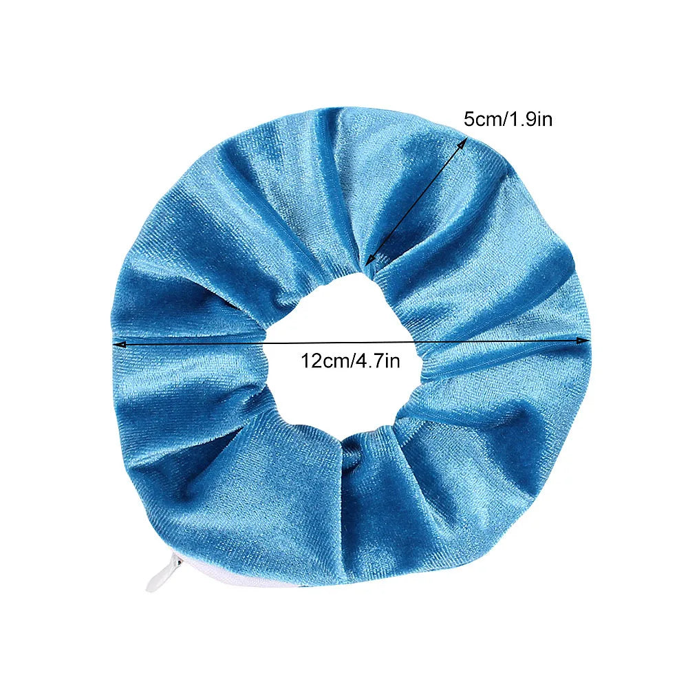 ELESABOX Hair Scrunchie with Hidden Zip Pocket: The Ultimate Diversion Safe for Valuables on the Go