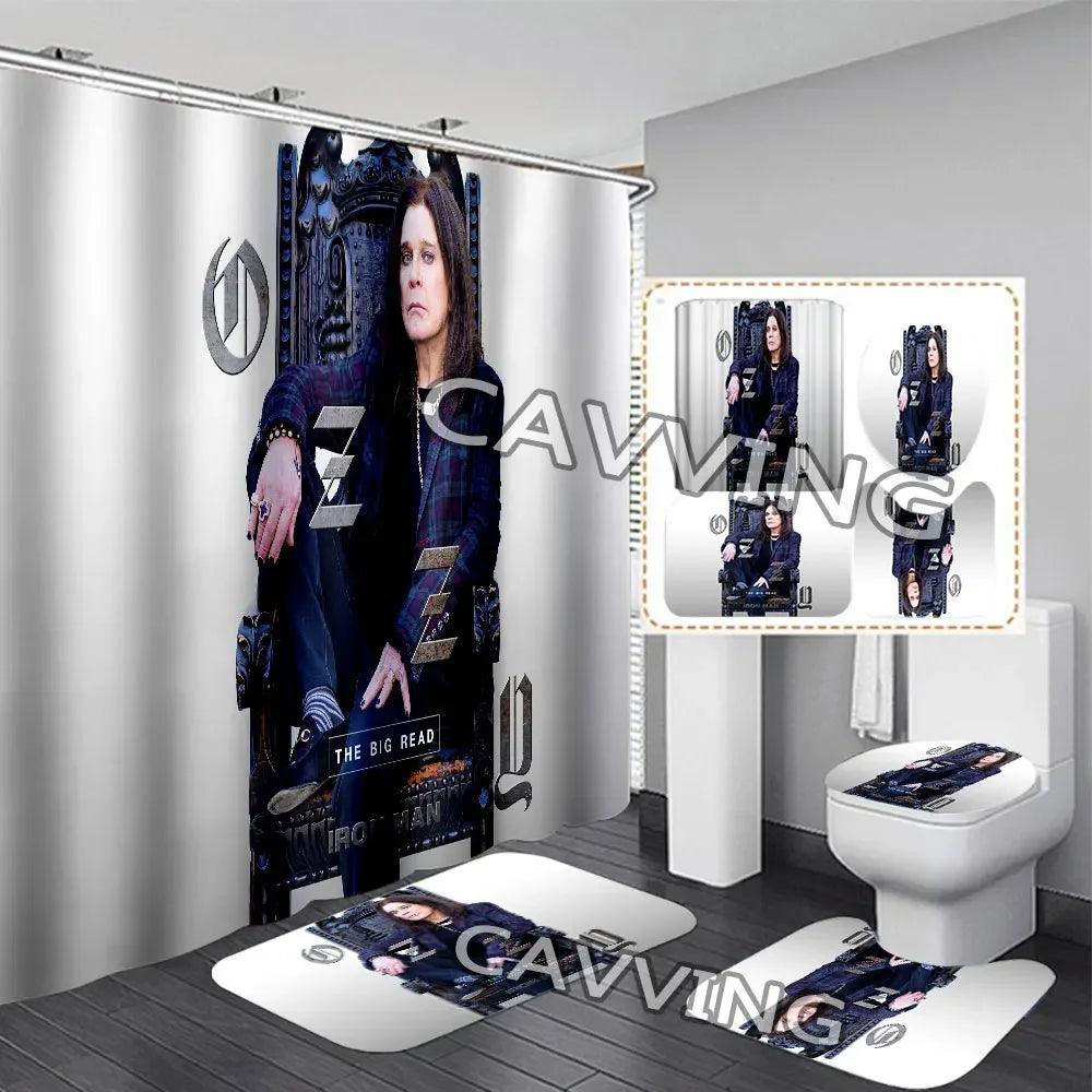 Headbang in the Bathroom: Ozzy Osbourne 3D Shower Curtain Set - Premium shower curtain from Lizard Vigilante - Just $34.99! Shop now at Lizard Vigilante