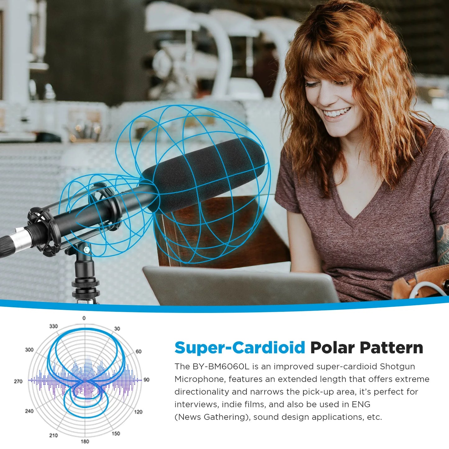 BOYA BY-BM6060L "Bulletproof Broadcast" Shotgun Mic — Precision Sound for Filmmakers, Rebels & Audio Assassins