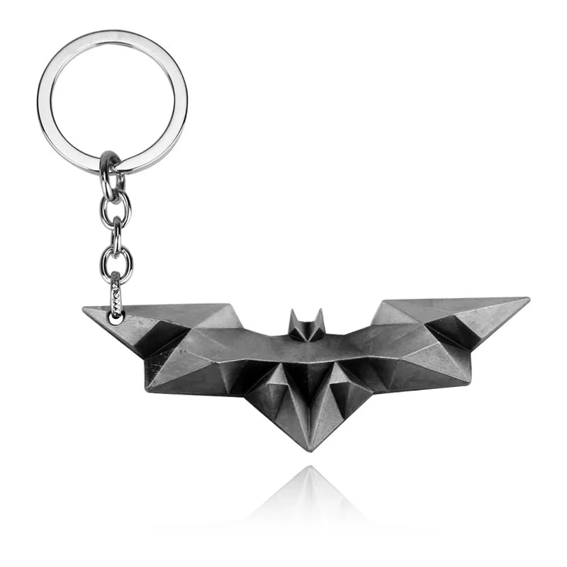 DC Batman Metal Keychain | Gothic Hero Badge Pendant Keyring For Cars, Bags & Heavy-Metal Souls