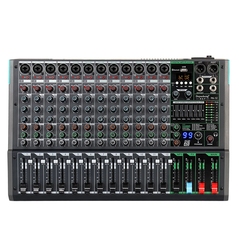 SoundSlayer PA12 | 12-Channel Chaos Console For Metal Gods & Midnight Gigs