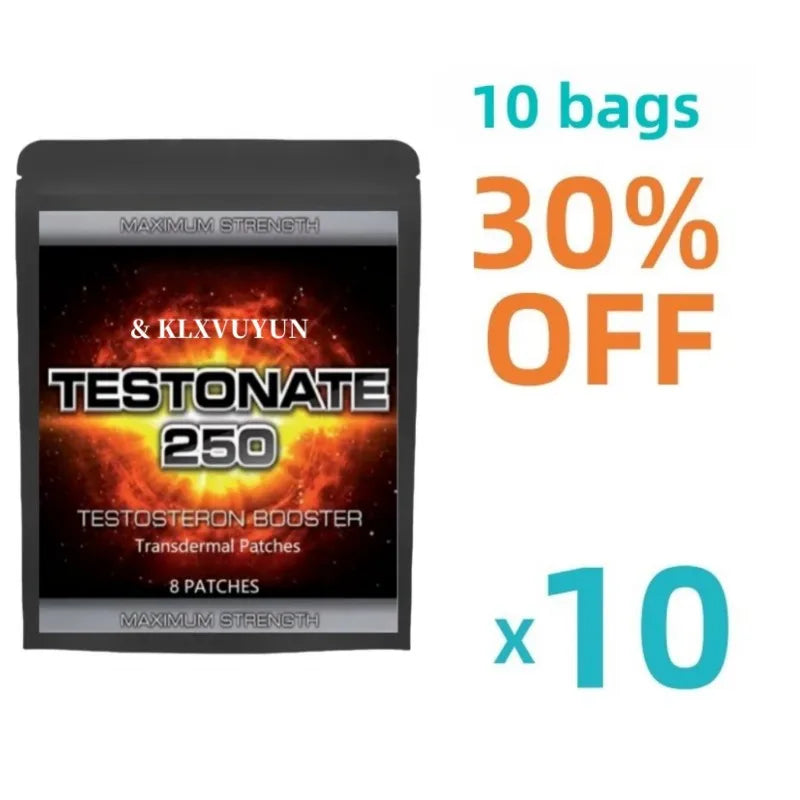 Muscle Building Extreme Testosterone Booster Transdermal Patches with Vitamin B6 – Anabolic Supplement for Men – 8 Patches (Made in USA) - Premium t boost from Lizard Vigilante - Just $18.99! Shop now at Lizard Vigilante