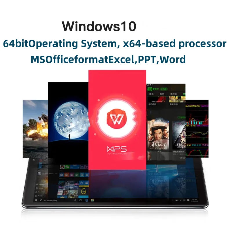 Big Sales 8 INCH 64 Bit x64 System Windows 10 Pocket Tablet PC 4GB /8GB RAM +64GB/128GB ROM AR3 Dual Cameras Quad Core