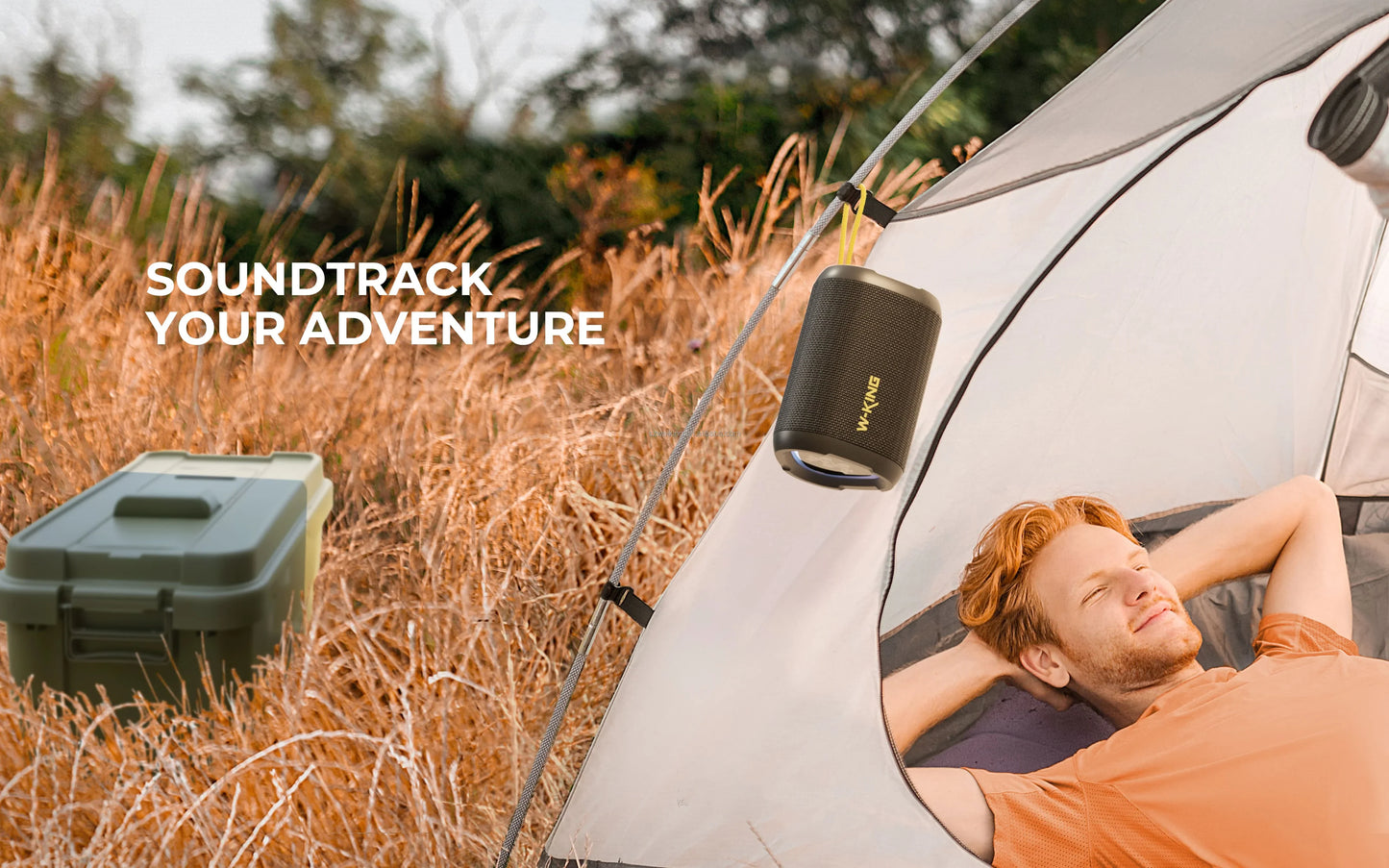 Bluetooth Speaker with LED Display Heavy Bass and 15W Power Waterproof IPX7 for Outdoor Parties