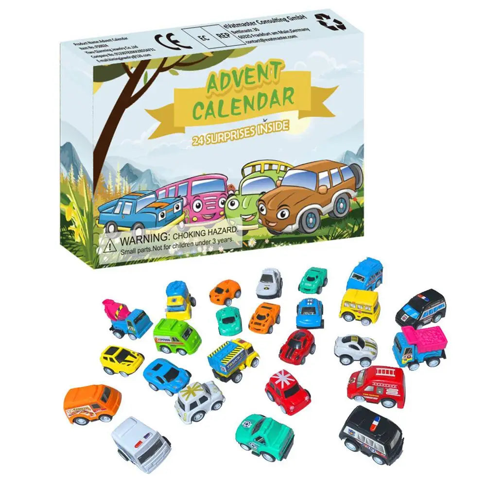 24-Day Christmas Countdown Car Advent Calendar – Kids Toy Cars, Digital Racing & Holiday Fun, Perfect Christmas Gift - Premium calendar from Lizard Vigilante - Just $28.88! Shop now at Lizard Vigilante