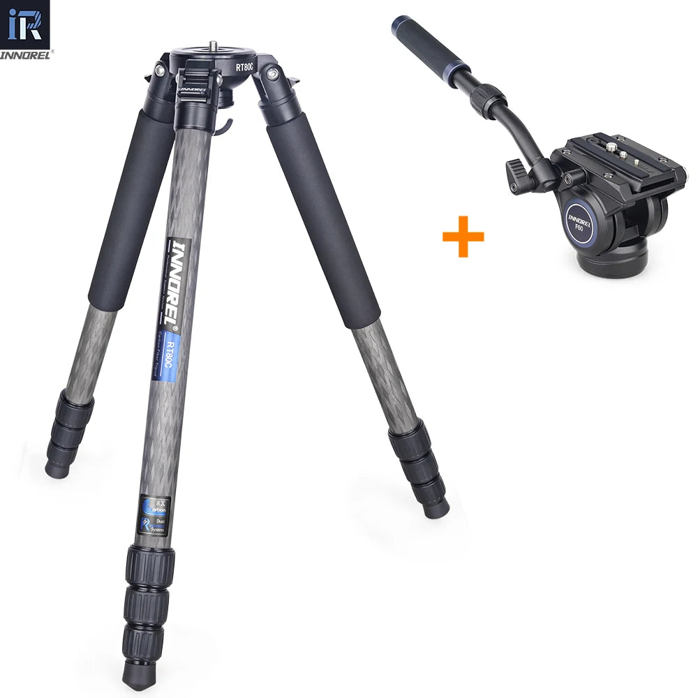 RT80C/NT324C Professional Carbon Fiber Tripod for DSLR Camera Video Camcorder Heavy Duty Birdwatching Camera Stand Bowl Tripod - Premium tripod from Lizard Vigilante - Just $318.99! Shop now at Lizard Vigilante