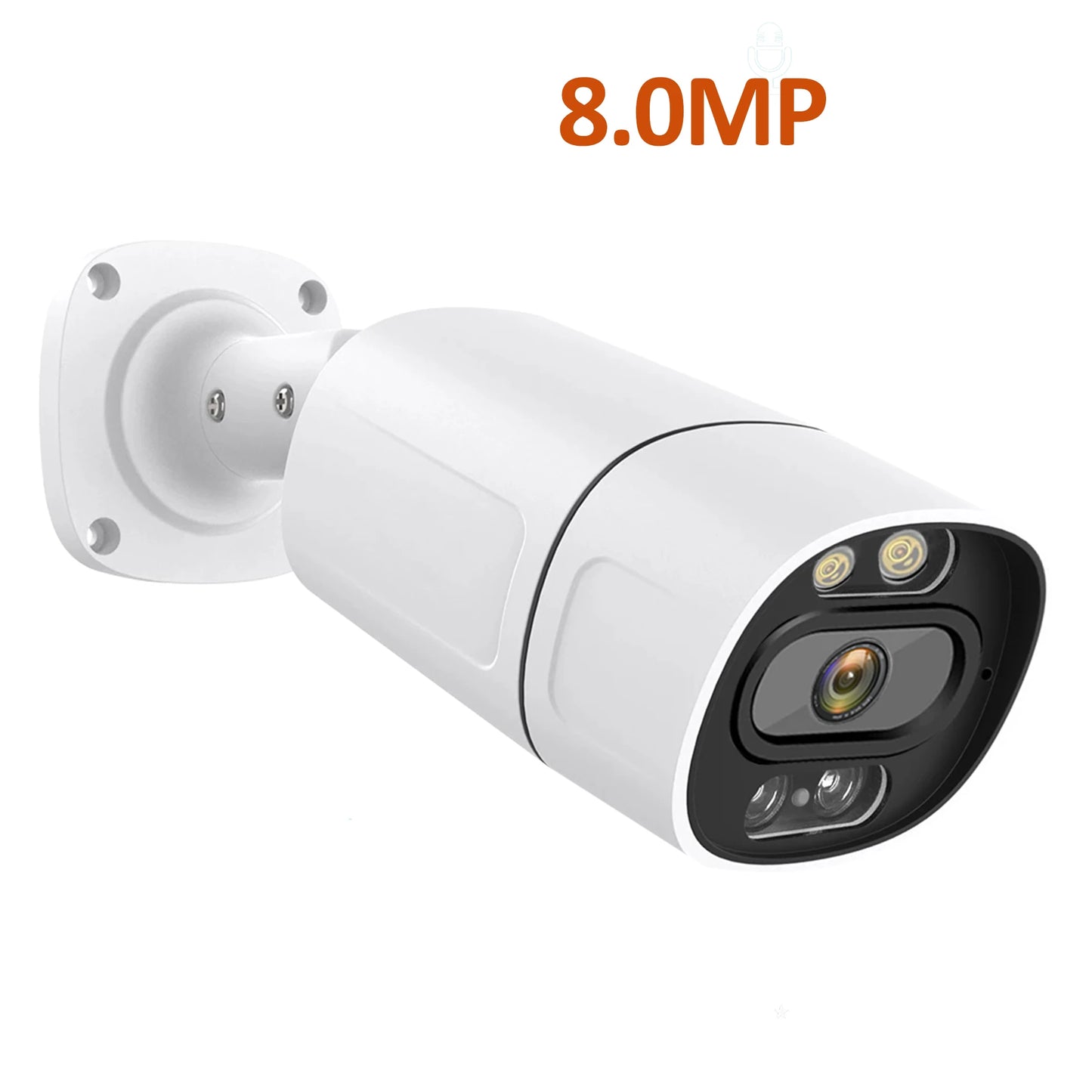 Easy To Use 8MP 4K POE IP Camera with H.265 Compression and Face Detection - Waterproof Security Camera for Indoor/Outdoor Surveillance - Premium camera from Lizard Vigilante - Just $45.99! Shop now at Lizard Vigilante