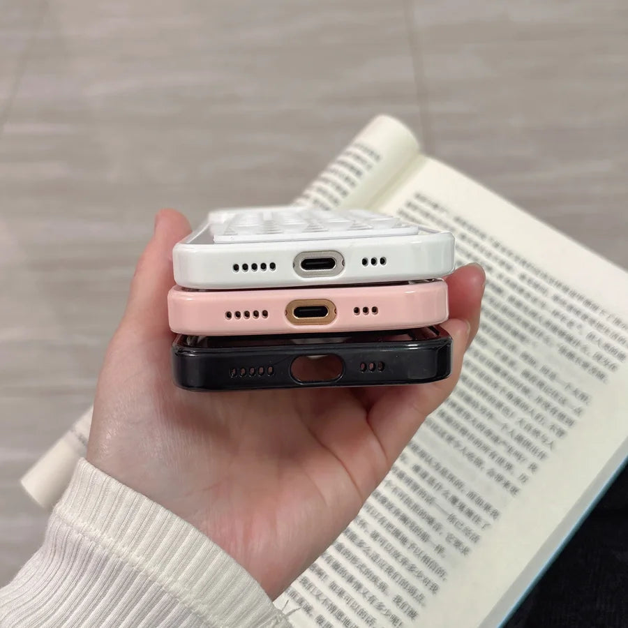 3D Suction Cup Shockproof Airbag Phone Case For iPhone 16 15 14 13 12 11 XR X XS 7 8 Plus Transparent Candy Cover