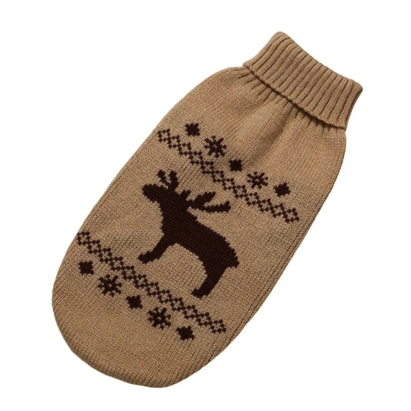 Dog Clothes Winter Warm Puppy Cats Sweater For Small Medeium Dogs Knit Sweater Pug Chihuahua Coat Bulldog Pullover Pet Clothing - Premium  from Lizard Vigilante - Just $4.99! Shop now at Lizard Vigilante